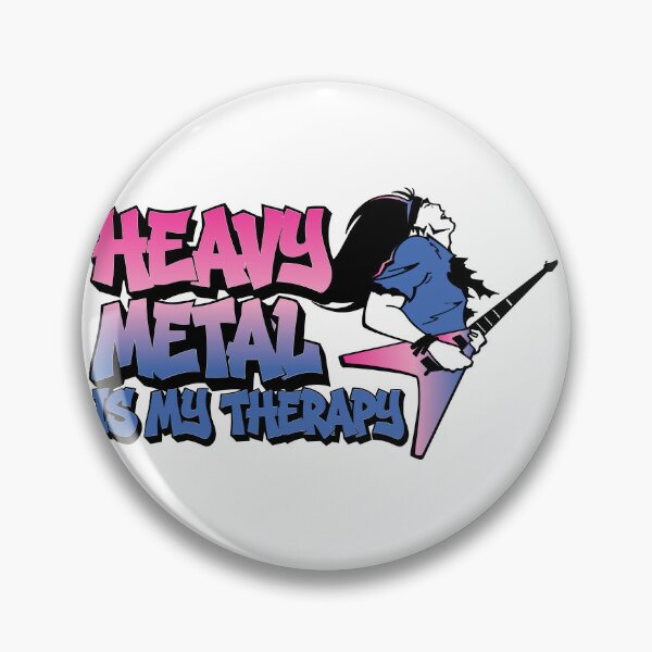 Item preview, Heavy metal is my therapy designed and sold by awesome-loob.
