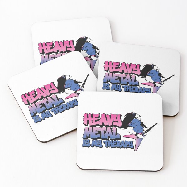 Item preview, Heavy metal is my therapy designed and sold by awesomeloob.