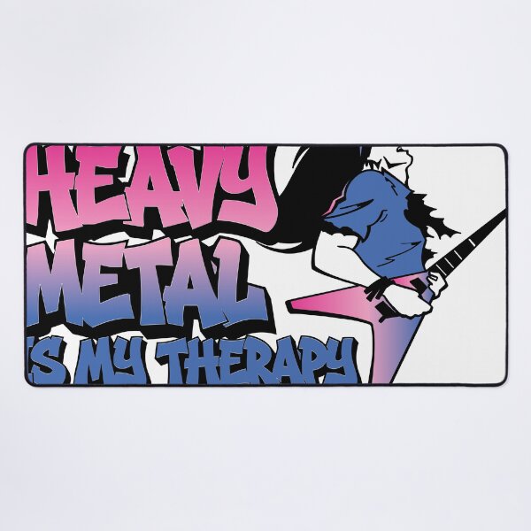 Item preview, Heavy metal is my therapy designed and sold by awesome-loob.