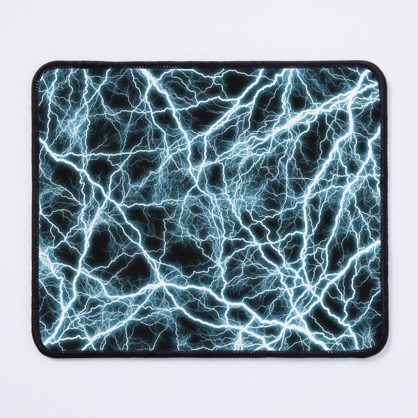 Item preview, Electric Blue Lightning Pattern – Stormy Neon Energy Abstract Design - Storm Chaser Gifts designed and sold by Divine Ease.