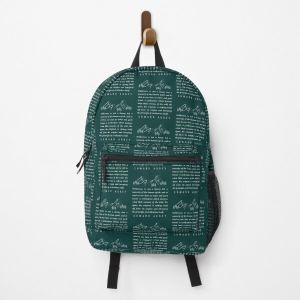 Item preview, Edward Abbey quote: Wilderness is not a luxury but a necessity of the human spirit, and as vital to our lives as water and good bread. designed and sold by artbleed.