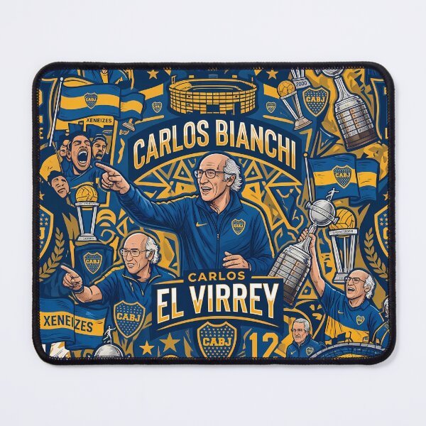 Item preview, Boca Juniors Manager Carlos Bianchi El Virrey Riquelme designed and sold by ART ATTACK ZONE.