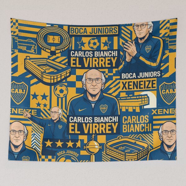 Item preview, Boca Juniors Manager Carlos Bianchi El Virrey Palermo designed and sold by ART ATTACK ZONE.
