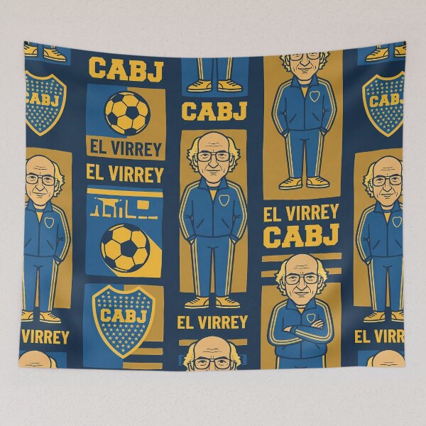 Item preview, Bombonera Boca Juniors Manager Carlos Bianchi El Virrey designed and sold by ART ATTACK ZONE.
