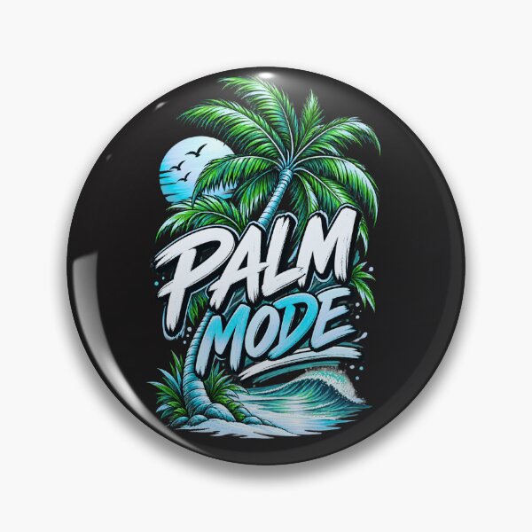 Item preview, Palm Mode Tropical Beach Palm Tree Sunset Design designed and sold by AdicretorDesign.