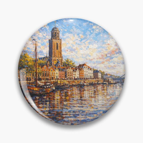Item preview, A painting of Deventer, the Netherlands – A Beautiful place in Europe. designed and sold by GalleryKauffeld.