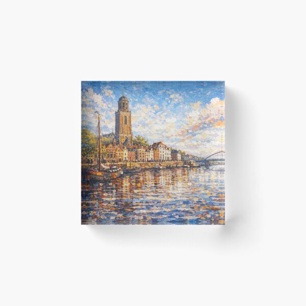 Item preview, A painting of Deventer, the Netherlands – A Beautiful place in Europe. designed and sold by GalleryKauffeld.