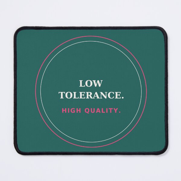Item preview, Low tolerance high quality - Confidence badge quote designed and sold by VYNCERA.