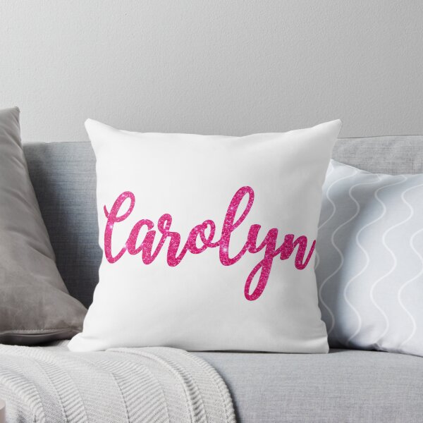 Item preview, Carolyn Hot Pink Sparkly Personalised Name Design designed and sold by CamilasPrints.