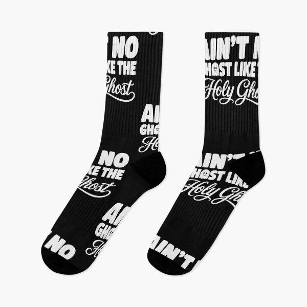 Artikelvorschau, Ain't No Ghost Like The Holy Ghost Funny Halloween Church entworfen und verkauft von borutawear.