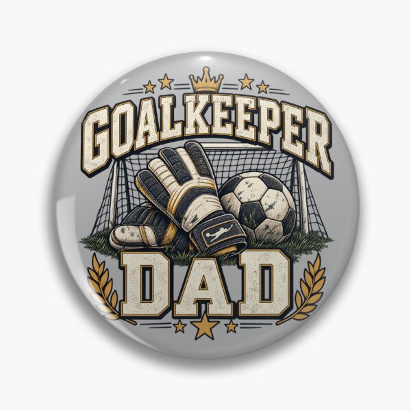 Item preview, Football Goalkeeper Dad designed and sold by PunchDrop.