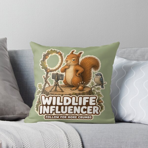 Item preview, Wildlife Influencer Follow for More Crumbs designed and sold by ChirpInc.