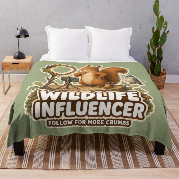 Item preview, Wildlife Influencer Follow for More Crumbs designed and sold by ChirpInc.