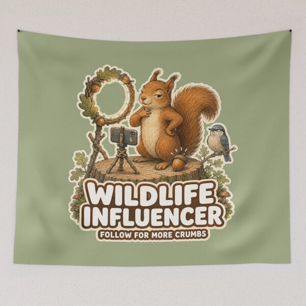 Artikelvorschau, Folge dem Wildlife-Influencer für mehr Einblicke entworfen und verkauft von ChirpInc.