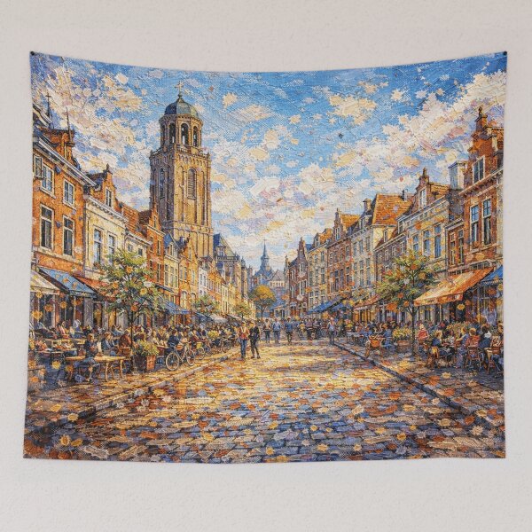 Item preview, Deventer painting, the Netherlands – A Beautiful place in Europe. designed and sold by GalleryKauffeld.