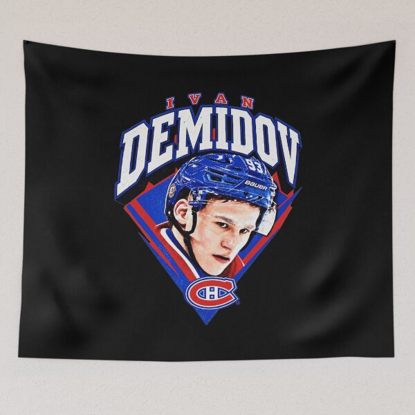 Item preview, Retro Hockey Player Portrait Fan designed and sold by AndrewRay86711.