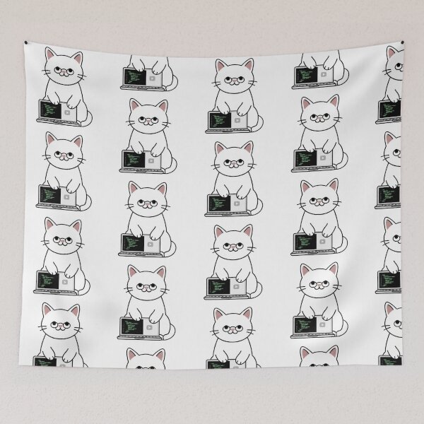 Item preview, Software Engineer Cat – Funny Coding Gift designed and sold by PrintforDesign.
