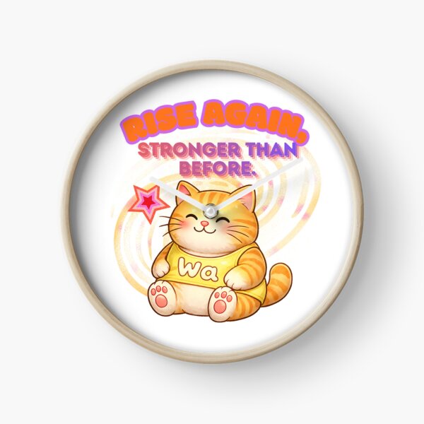 Item preview, Rise Again – Stronger Than Before Kawaii Tabby Cat designed and sold by Wawa5656.
