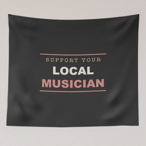 Item preview, Support Your Local Musician - Musician designed and sold by RetroThreadWorks.