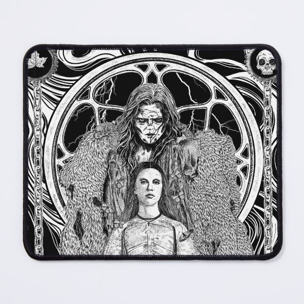 Item preview, Creature & Lady Elizabeth | Frankenstein Gothic Art | Dark Aesthetic Illustration designed and sold by ONYX ART & DESIGN.
