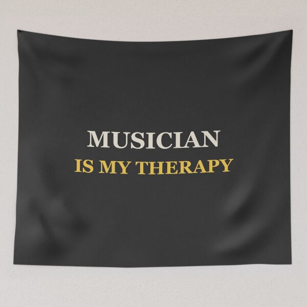 Item preview, Musician Is My Therapy - Musician designed and sold by RetroThreadWorks.