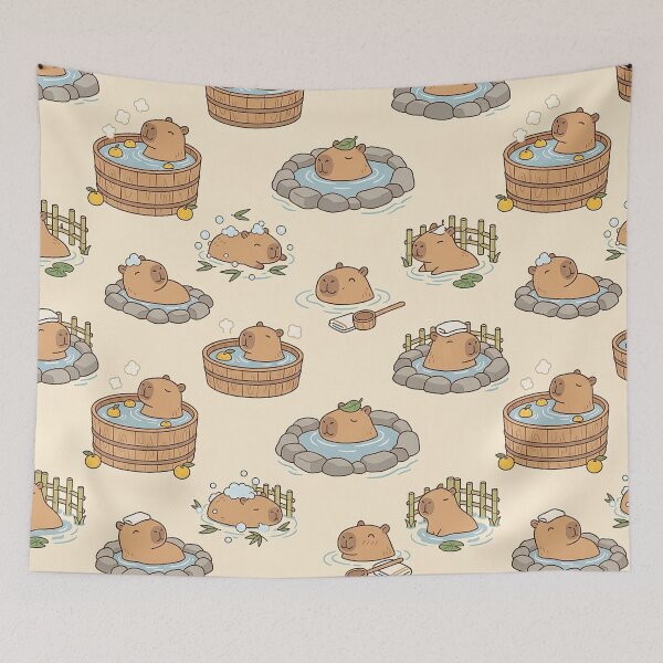 Item preview, Chill capybara pattern by Why designed and sold by polizeman.