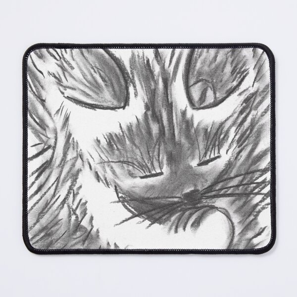 Item preview, Cat Romy, Katzenwäsche, Charcoal designed and sold by Anke‘s Bazaar.