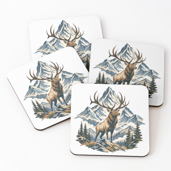 Item preview, Mountain Spirit Elk designed and sold by Wild Creative Art.