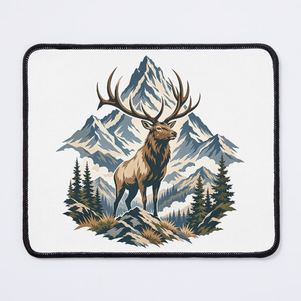 Item preview, Mountain Spirit Elk designed and sold by Wild Creative Art.