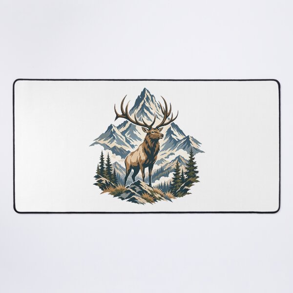 Item preview, Mountain Spirit Elk designed and sold by Wild Creative Art.