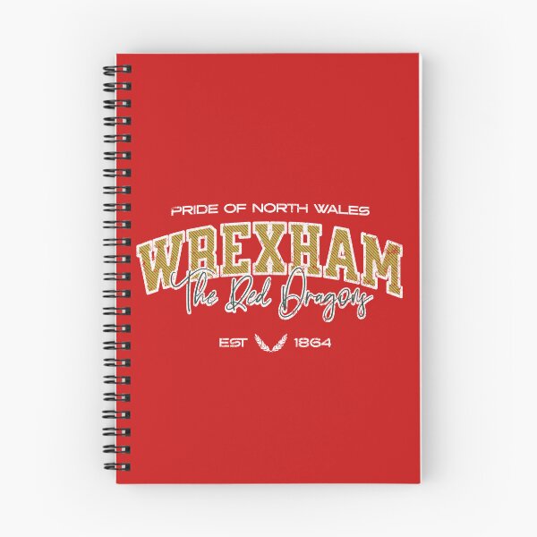 Item preview, Wrexham The Red Dragons Vintage 1864 Retro Football Soccer Sports Streetwear Design designed and sold by Red-since-1892.