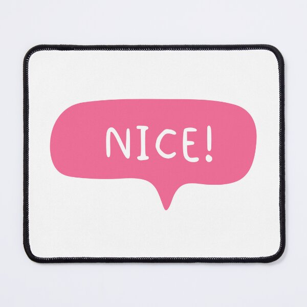 Item preview, Nice. Pink Speech Bubble. designed and sold by CoCoArt-Ua.