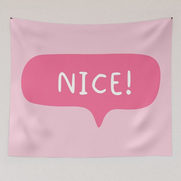 Item preview, Nice. Pink Speech Bubble. designed and sold by CoCoArt-Ua.