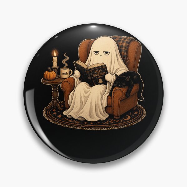 Item preview, Meh Ghost Cat Shirt Funny Halloween Black Cat Coffee Mug designed and sold by borutawear.
