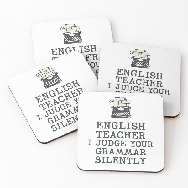 Item preview, Back to school English Teacher I Judge Your Grammar Silently | Funny English designed and sold by Uglyandcute.