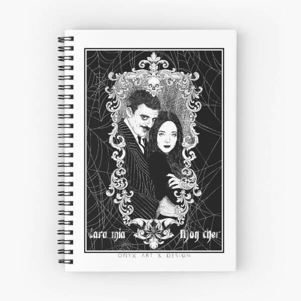 Item preview, Gomez & Morticia | The Addams Family Gothic Art | Dark Aesthetic Illustration designed and sold by ONYX ART & DESIGN.