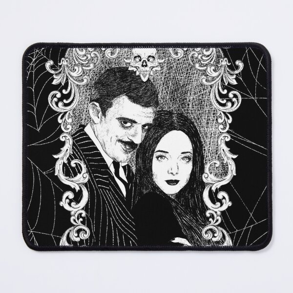 Item preview, Gomez & Morticia | The Addams Family Gothic Art | Dark Aesthetic Illustration designed and sold by ONYX ART & DESIGN.