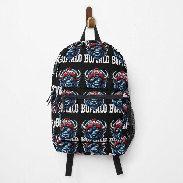 Item preview, Bold Blue Buffalo with Beanie and Sunglasses designed and sold by EricCole39135.