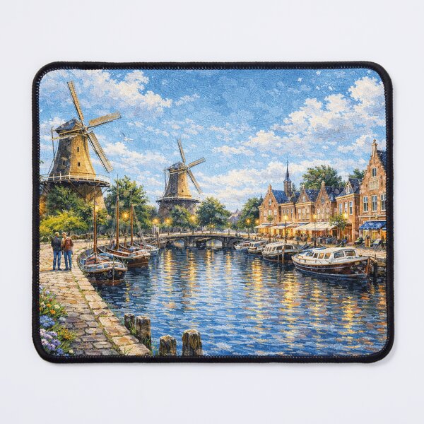 Item preview, A painting of Dokkum, the Netherlands – A Beautiful place in Europe. designed and sold by GalleryKauffeld.