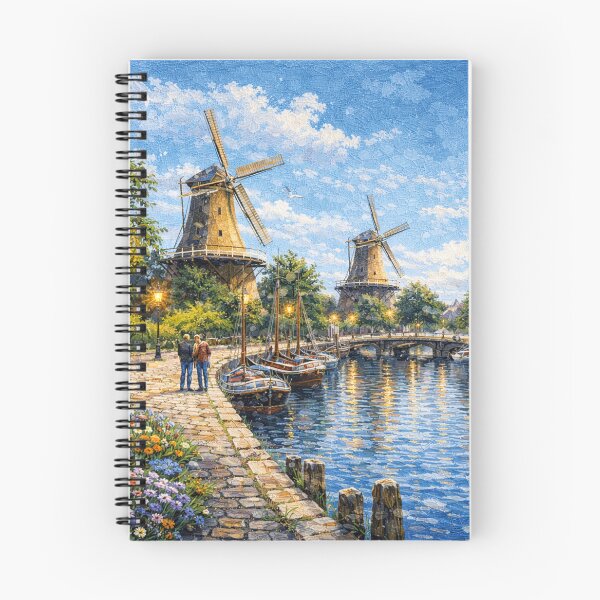 Item preview, A painting of Dokkum, the Netherlands – A Beautiful place in Europe. designed and sold by GalleryKauffeld.