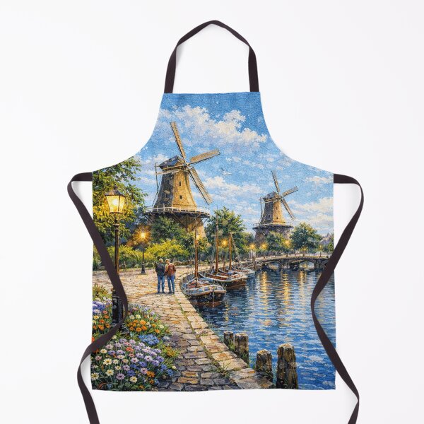 Item preview, A painting of Dokkum, the Netherlands – A Beautiful place in Europe. designed and sold by GalleryKauffeld.