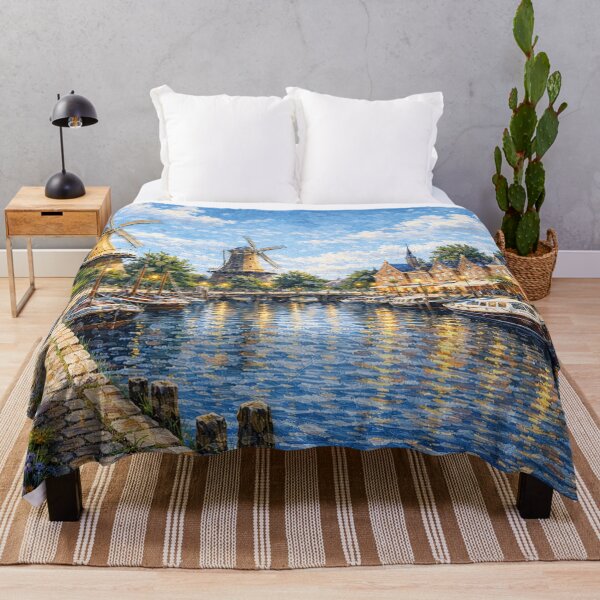 Item preview, A painting of Dokkum, the Netherlands – A Beautiful place in Europe. designed and sold by GalleryKauffeld.