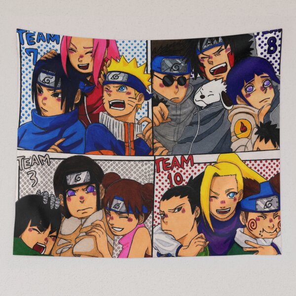 Item preview, Naruto Teams and Friendship designed and sold by Amanda-Drawing.