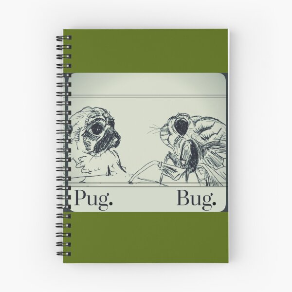 Item preview, Pug Meets Bug (Cicada) designed and sold by BohoZamo.