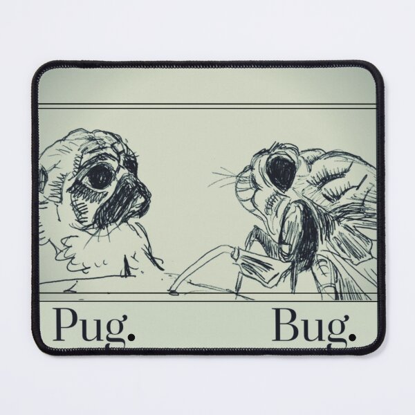 Item preview, Pug Meets Bug (Cicada) designed and sold by BohoZamo.