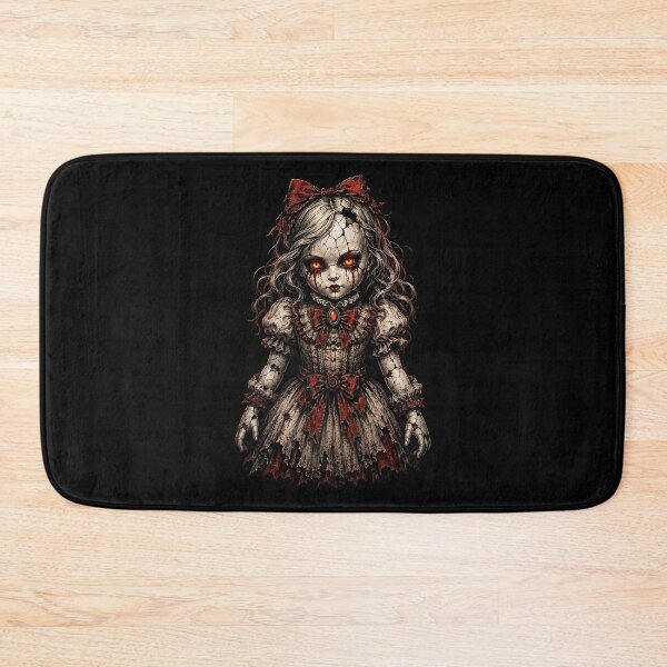 Item preview, Haunted Porcelain Doll – Gothic Horror Creepy Doll Art designed and sold by Stinky Lincy's Apparel Company.
