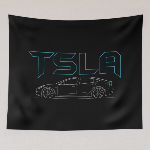 Item preview, TSLA Bull – Stock Market Investor Design designed and sold by TEEJAMBOREE.