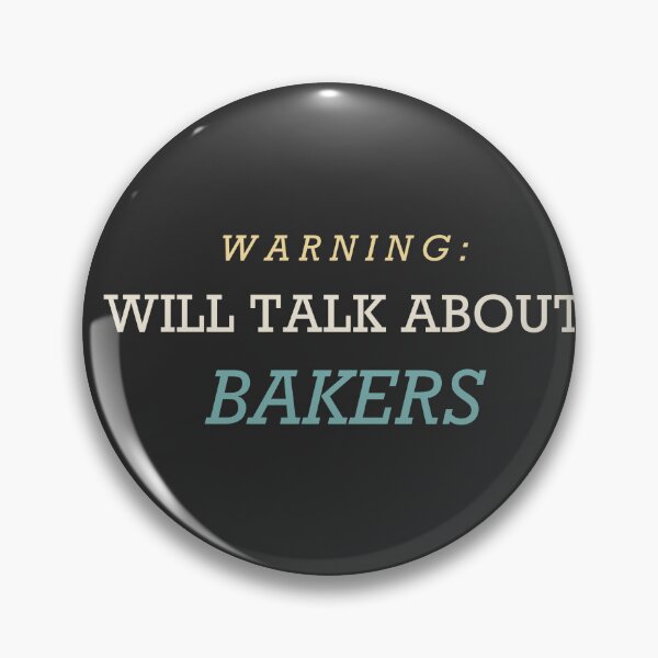 Item preview, Warning: Will Talk About Bakers - Baker designed and sold by RetroThreadWorks.