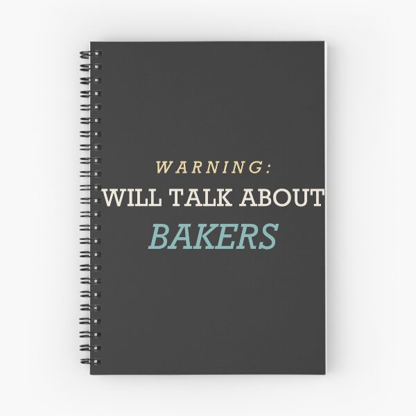Item preview, Warning: Will Talk About Bakers - Baker designed and sold by RetroThreadWorks.