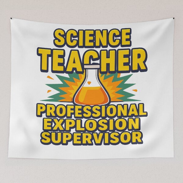 Item preview, Back to school Science Teacher Professional Explosion Supervisor | Funny Chemistry designed and sold by Uglyandcute.